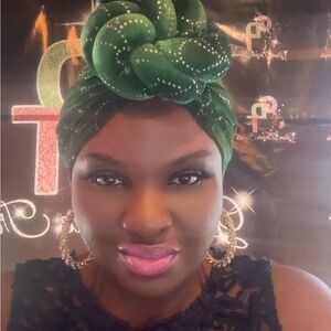 Chic Green Turban Headwrap